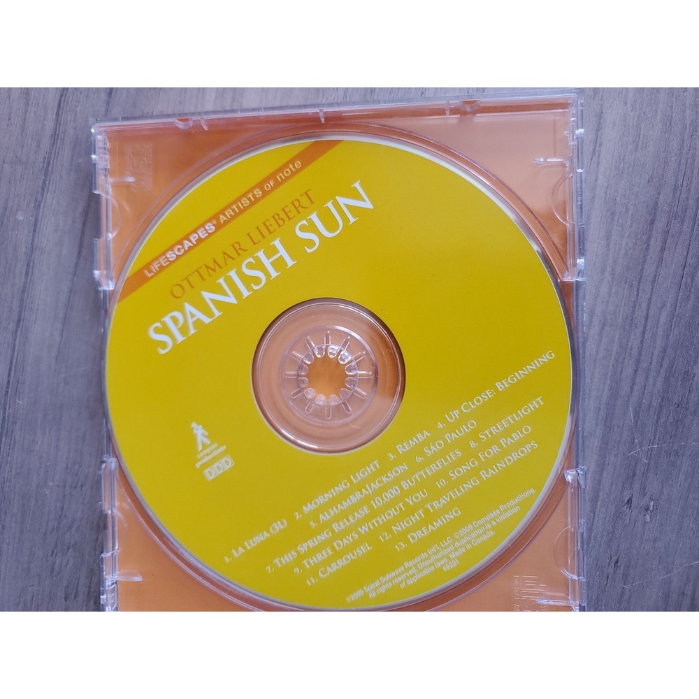 CD Ottmar Liebert, Spanish Sun 2009 - Picture 2 of 4